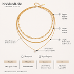 Triple Luxe Chain Necklace Stack