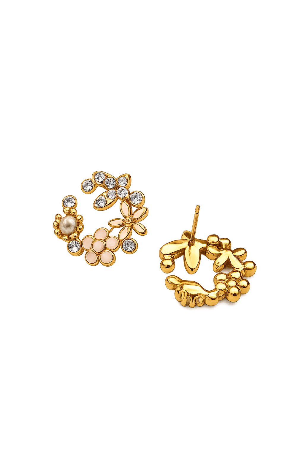 Floral Radiance Statement Earrings