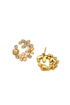 Floral Radiance Statement Earrings