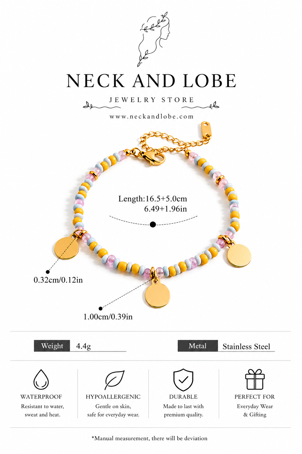 Sun Kissed Beaded Charm Set