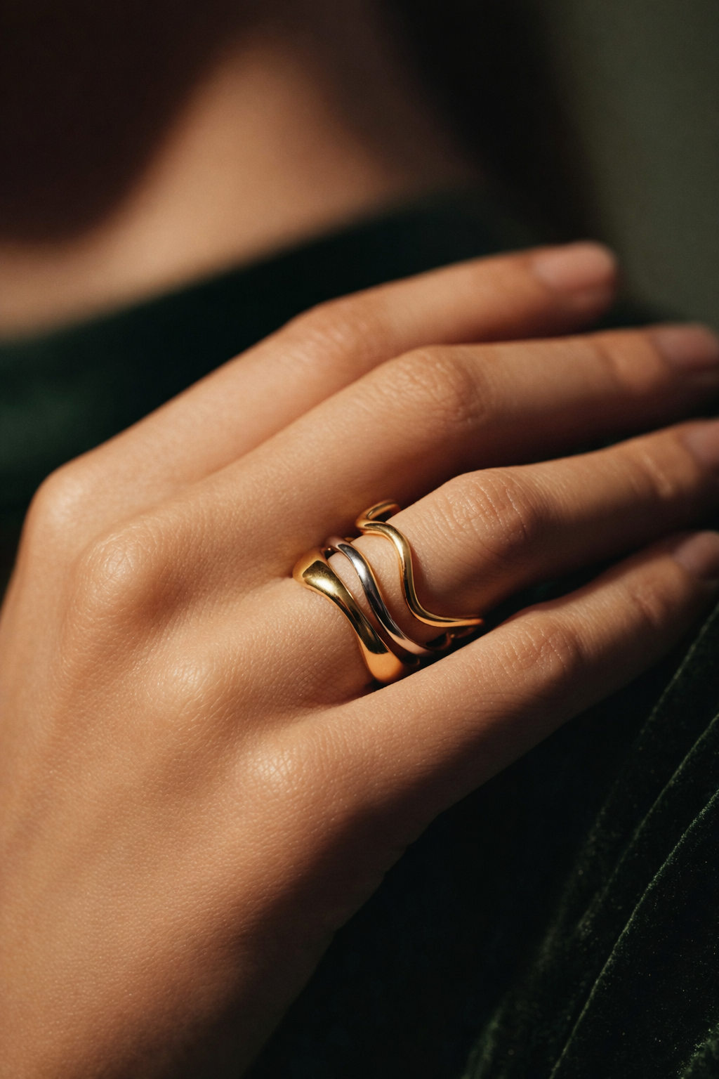 Minimal Wave Adjustable Ring